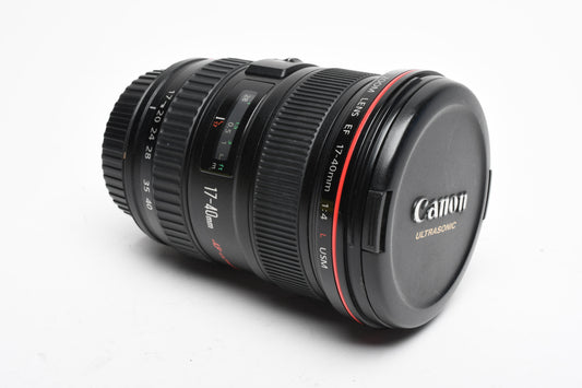 Canon EF 17-40mm f4L, Caps, very clean & sharp!