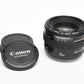 Canon EF 50mm f1.4 USM Lens, Caps, Great prime lens