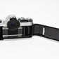 Canon AE-1 35mm SLR Camera w/50mm f1.8 Lens, New Seals! +Eyecup
