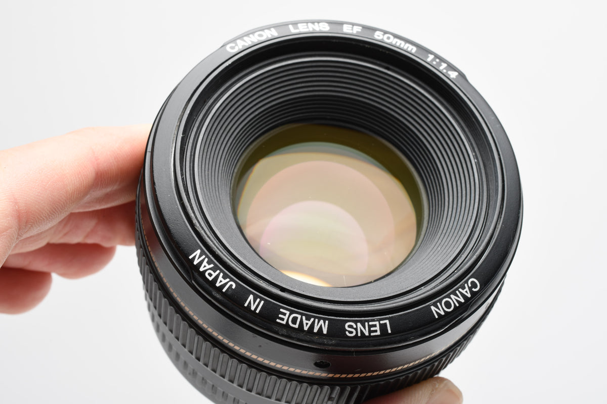 Canon EF 50mm f1.4 USM Lens, Caps, Great prime lens