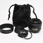 Nikon AF-S Nikkor 35mm f1.8G DX Lens w/ Hood, Pouch