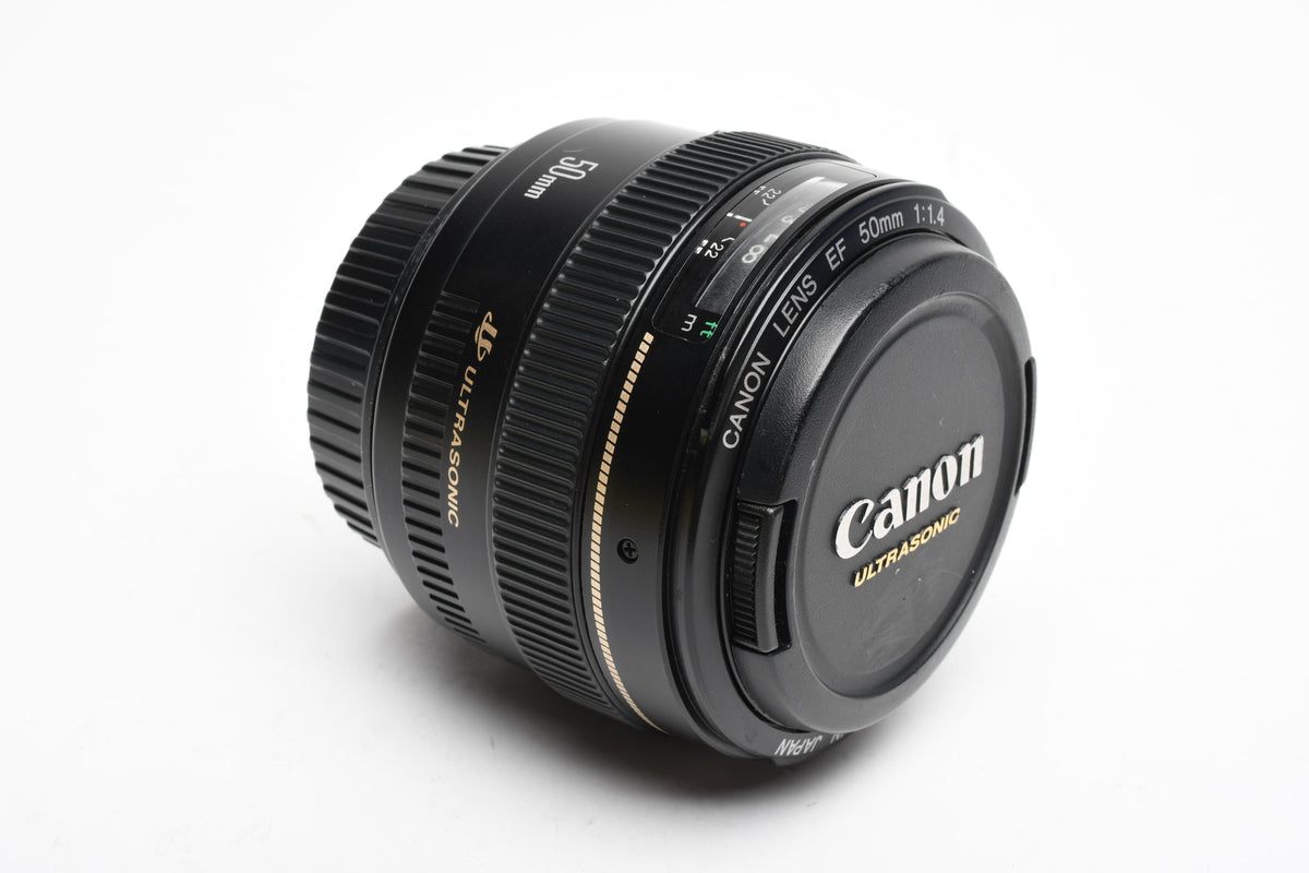 Canon EF 50mm f1.4 USM Lens, Caps, Great prime lens