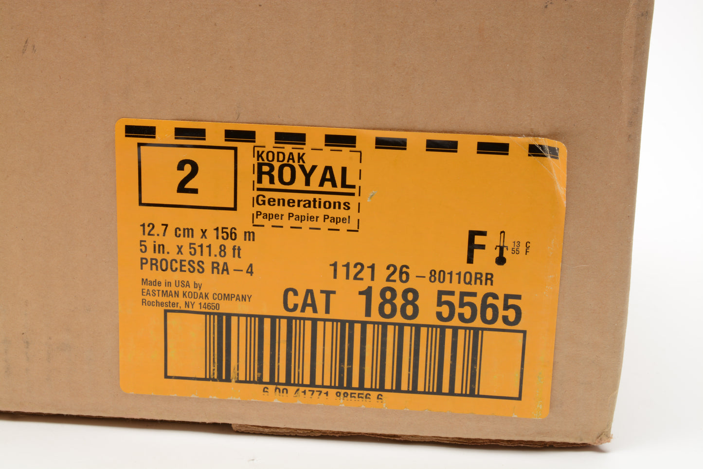 2X Rolls Kodak Royal Photo paper for minilabs 5"x511.8' F Glossy - NIB