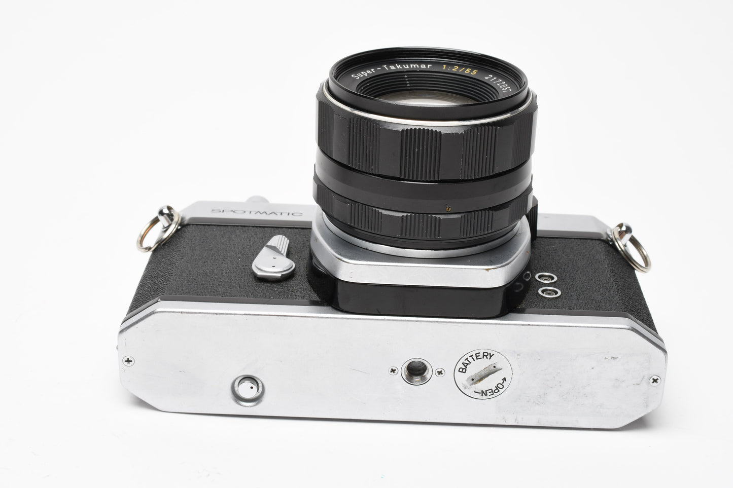 Pentax Spotmatic SP II 35mm SLR w/55mm f2 Super Takumar, New Seals