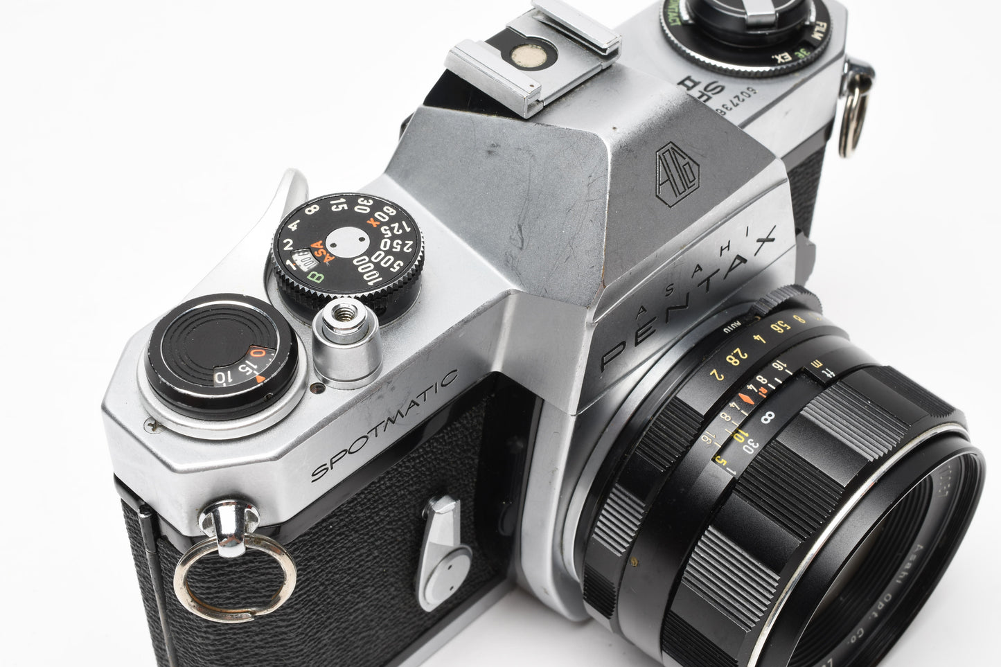 Pentax Spotmatic SP II 35mm SLR w/55mm f2 Super Takumar, New Seals