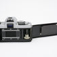 Minolta XG-A 35mm SLR w/50mm f1.7 lens, strap, cap, very clean, new seals