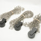 3X Impact Wall Mounting Kit with 3X Metal Chains for Roll Paper #BGDS-K3M