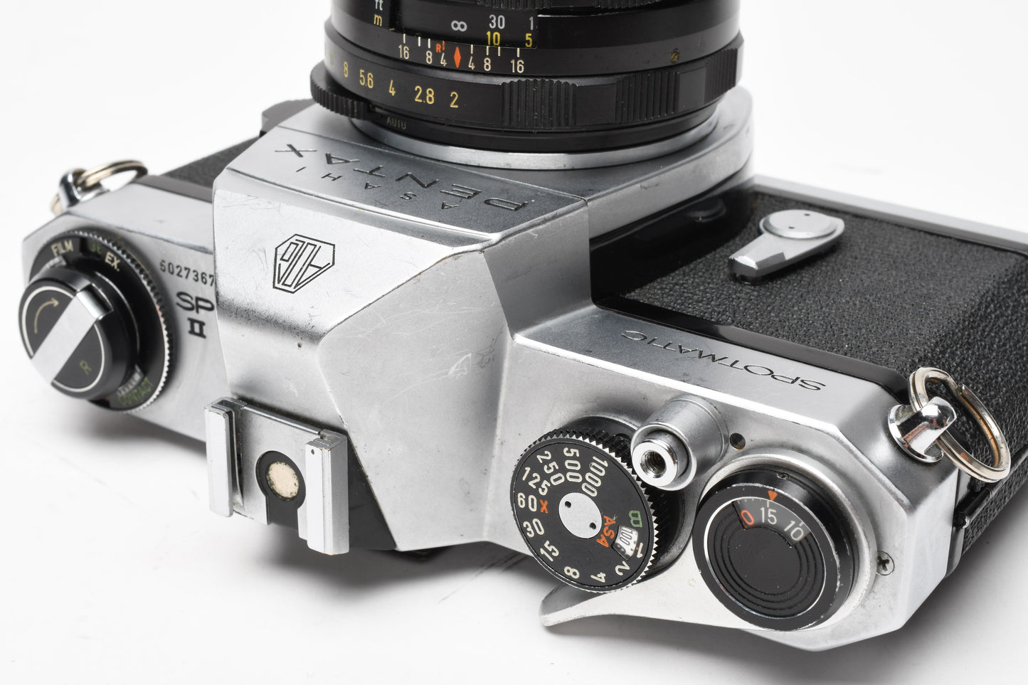 Pentax Spotmatic SP II 35mm SLR w/55mm f2 Super Takumar, New Seals