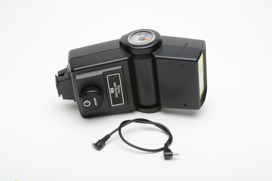 Vivitar 283 Auto-Thyristor Flash w/Sync cord, Japan version, Very clean