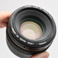 Canon EF 50mm f1.4 USM Lens w/Hood
