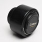 Canon EF 50mm f1.4 USM Lens w/Hood