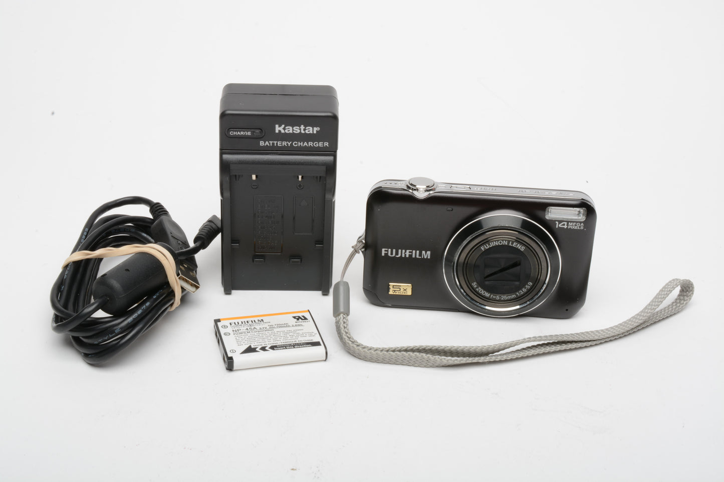 Fujifilm Finepiux JX 14MP Digital Point&Shoot camera, batt+charger, tested, nice, *Read