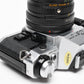 Canon AE-1 Program 35mm SLR Camera w/35-105mm Zoom, New Seals! Great