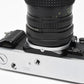 Canon AE-1 Program 35mm SLR Camera w/35-105mm Zoom, New Seals! Great