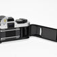 Canon AE-1 Program 35mm SLR Camera w/35-105mm Zoom, New Seals! Great