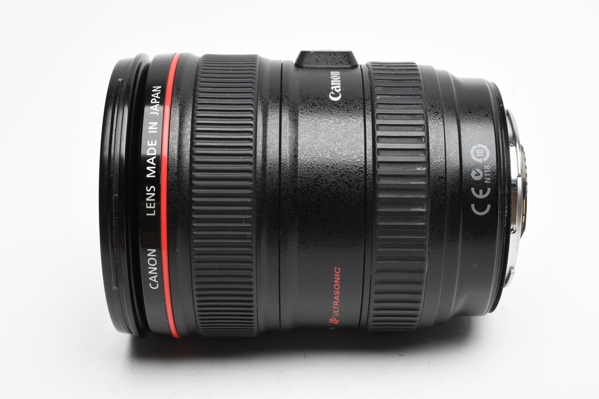 Canon EF 24-105mm f4L IS USM zoom lens, Caps, Clean and sharp!