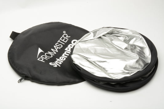 Promaster SystemPro 32” Silver/White Light Reflector Disc in pouch