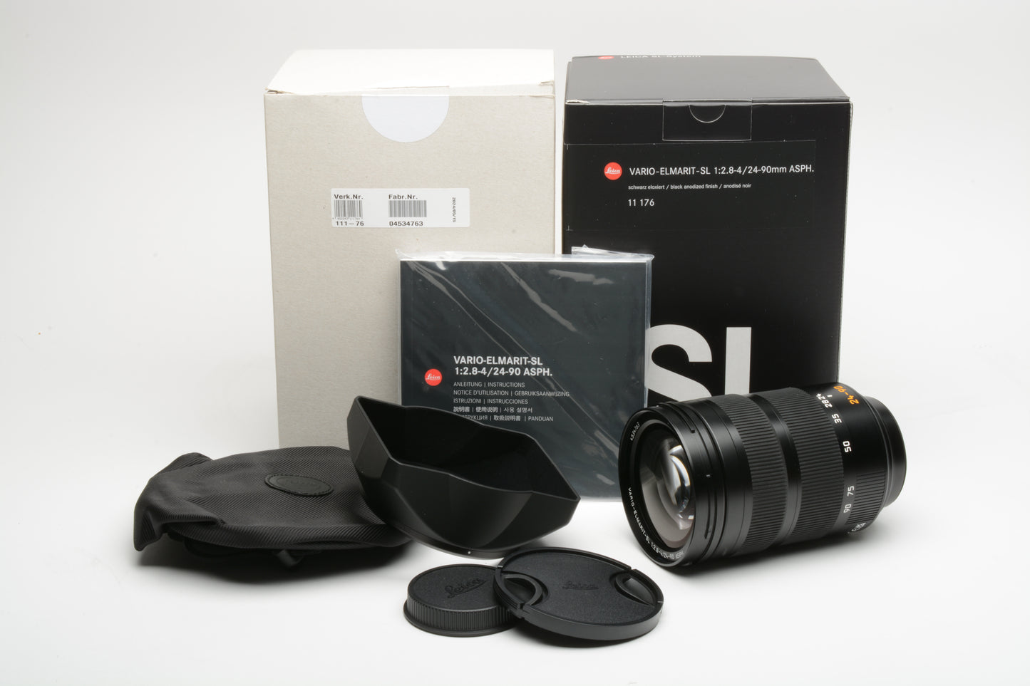 Leica 24-90mm f2.8-4 Aspherical L mount lens 11176, Mint, Boxed, w/Warranty