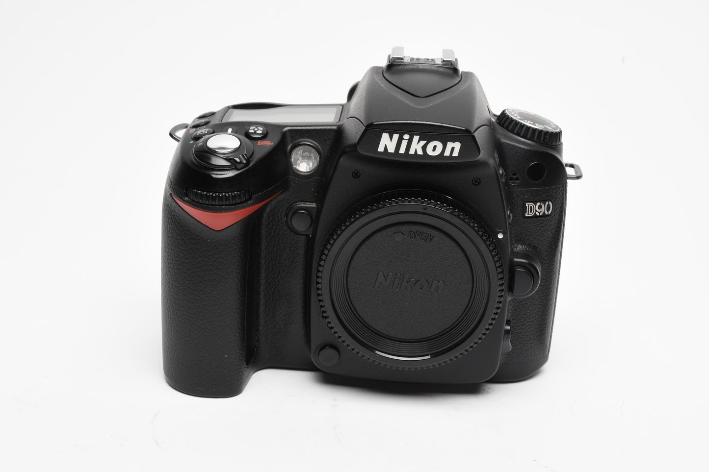 Nikon D90 DSLR body, batt, charger, strap, 11K Acts, Nice