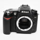 Nikon D90 DSLR body, batt, charger, strap, 11K Acts, Nice