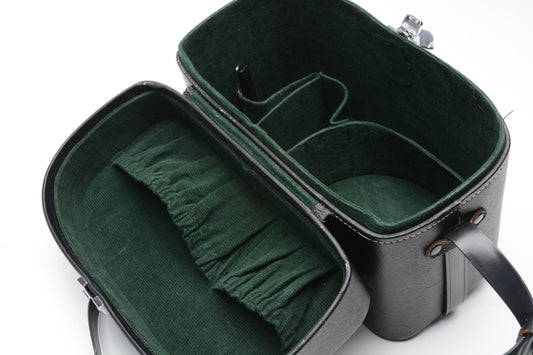 Asahi Pentax Vintage Hard Leather Case 10.5" x 5.5" x 8" Nice & Clean