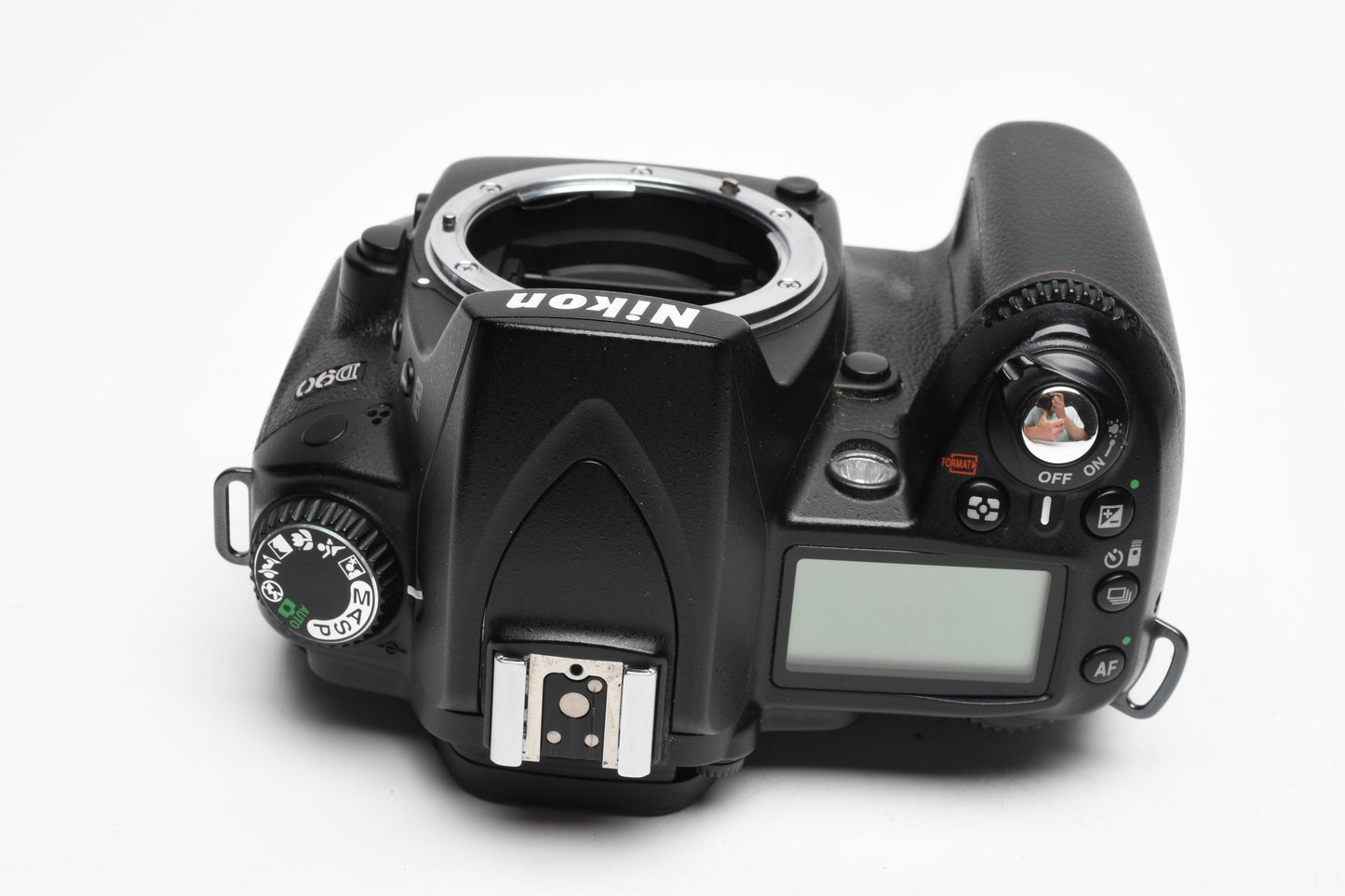 Nikon D90 DSLR body, batt, charger, strap, 11K Acts, Nice