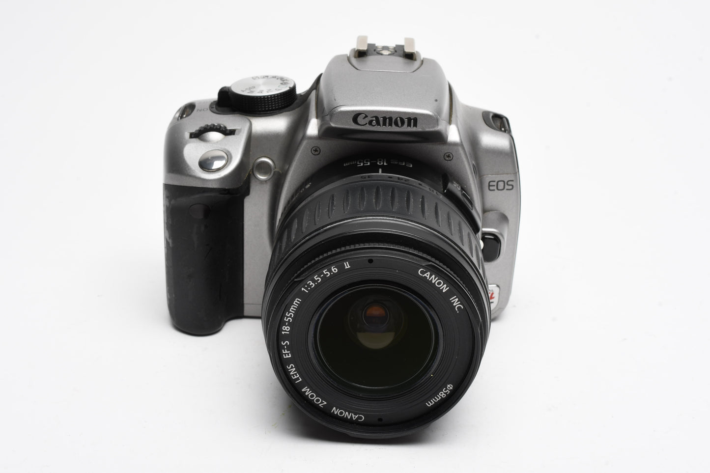 Canon Digital Rebel DSLR w/18-55mm f3.5-5.6 II zoom, Batt+charger+CF card