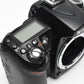 Nikon D90 DSLR body, batt, charger, strap, 11K Acts, Nice