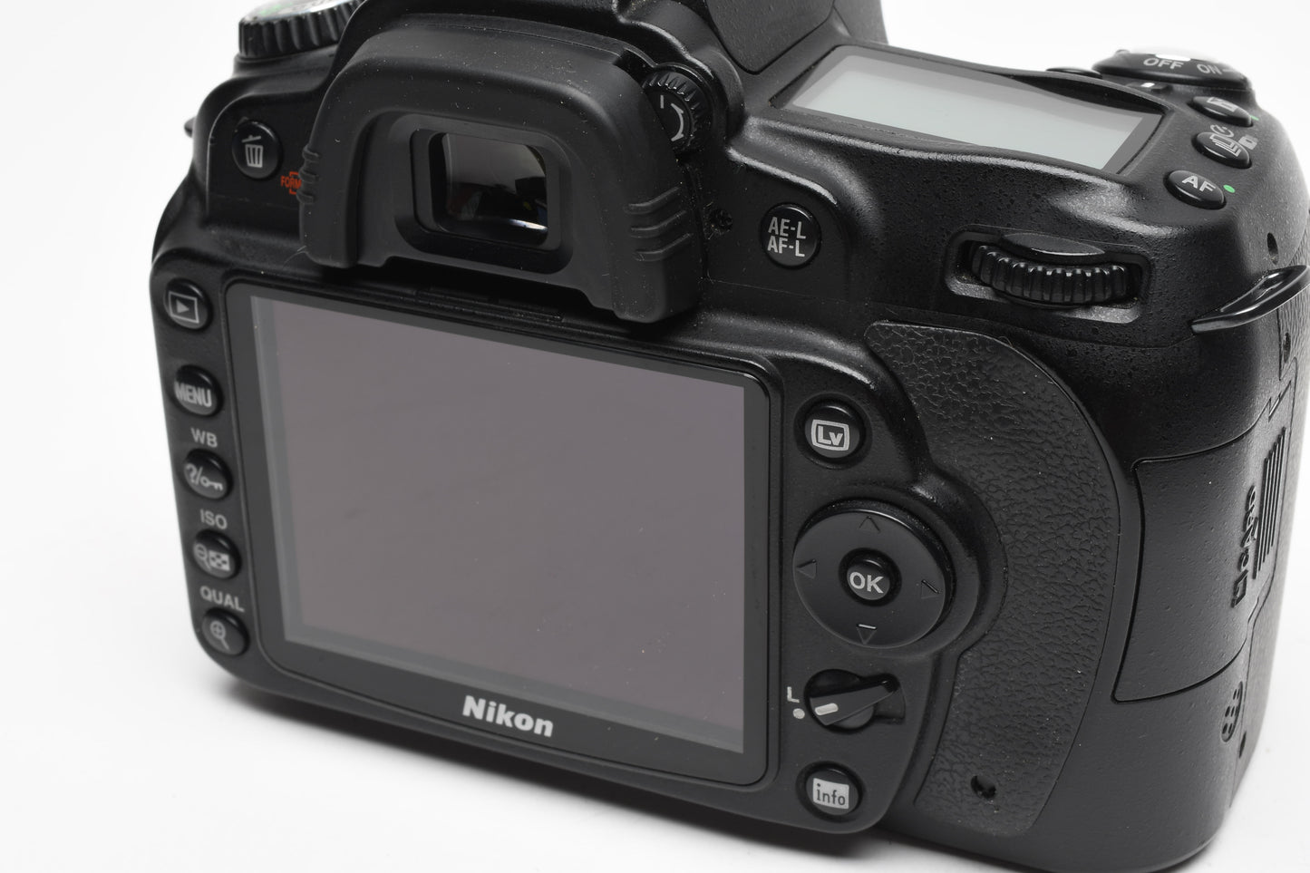 Nikon D90 DSLR body, batt, charger, strap, 11K Acts, Nice