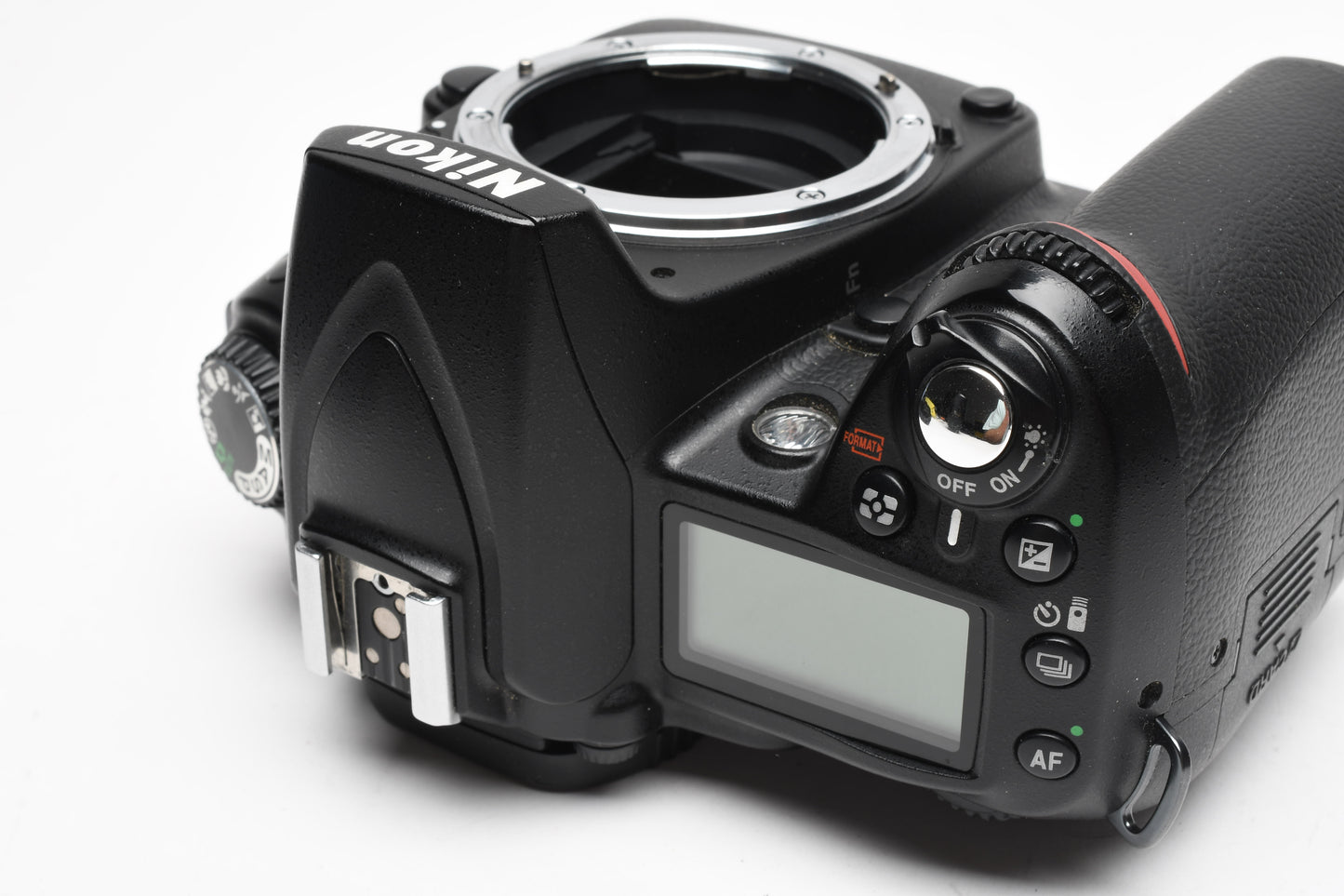 Nikon D90 DSLR body, batt, charger, strap, 11K Acts, Nice
