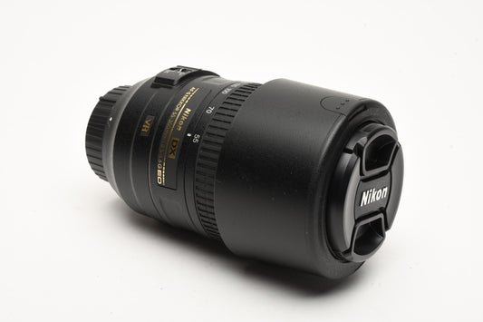 Nikon AF-S Nikkor 55-300mm f4.5-5.6G ED lens, Pouch, Hood, Mint-, USA, Boxed