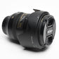 Nikon AF-S 18-200mm f3.5-5.6 GII ED VR DX zoom lens, caps, hood, UV, Mint-
