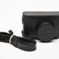 Fujifilm X100 Leather Case (Black) w/Strap, Barely Used