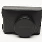 Fujifilm X100 Leather Case (Black) w/Strap, Barely Used