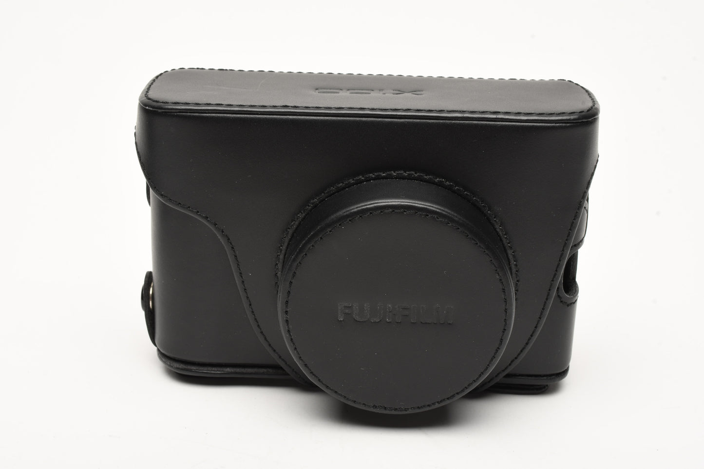 Fujifilm X100 Leather Case (Black) w/Strap, Barely Used