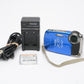 Fujifilm waterproof XP20 14.2MP Digital Point& Shoot camera - clean, tested (Blue)