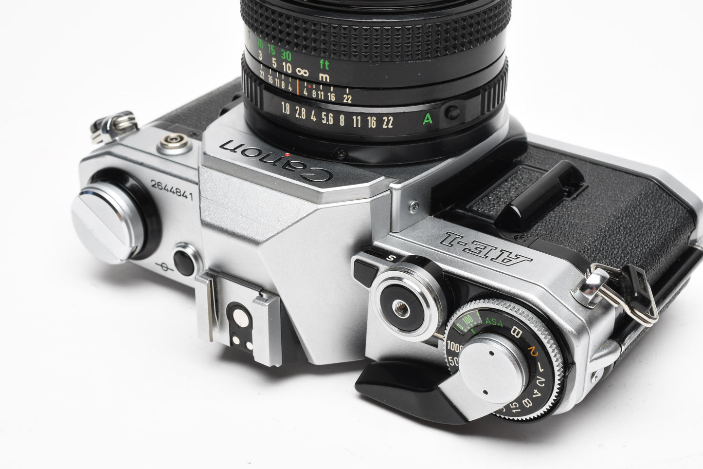 Canon AE-1 35mm SLR Camera w/50mm f1.8 Lens, New Seals! Nice