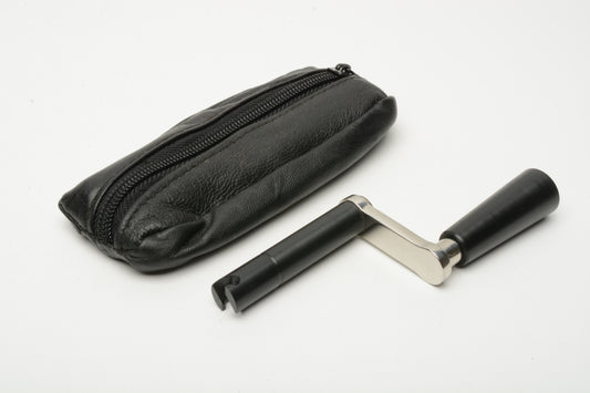 Polaroid hand crank for 8x10 processor in pouch, Mint-