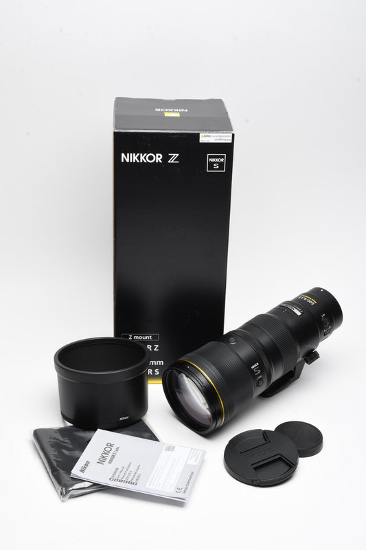 Nikon Nikkor Z 600mm f6.3 VR S Telephoto lens, USA, Open Box, Mint