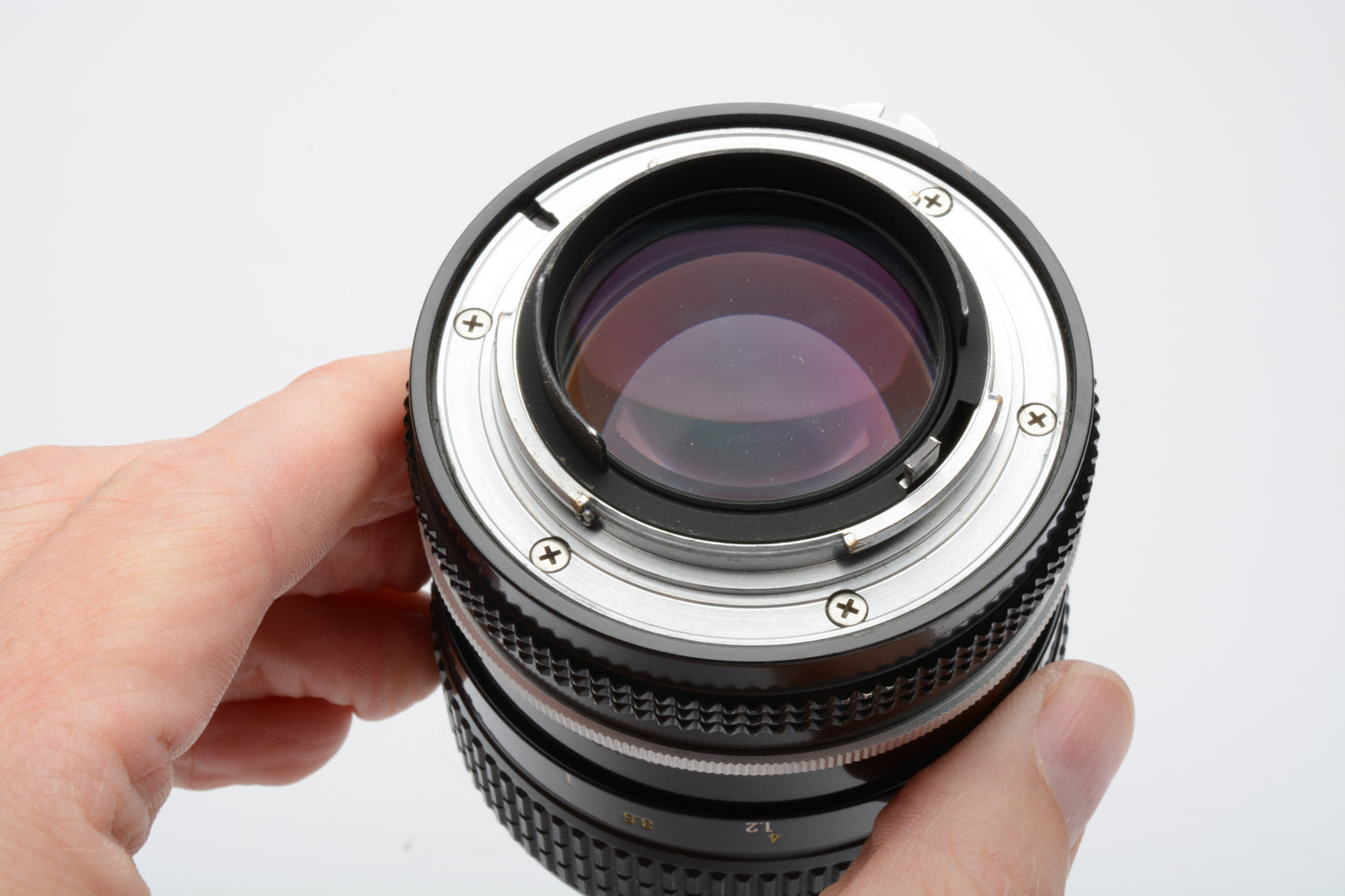 Nikon Nikkor Non-AI 105mm F2.5 Portrait Lens, caps, clean & sharp