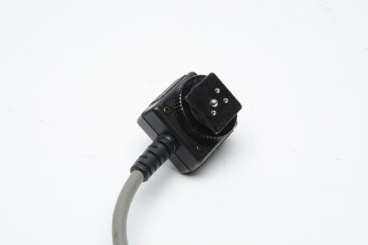 Nikon SC-17 TTL coiled cable *modified with multi-pin connector (Quantum?)