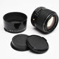 Pentax SMC 85mm f1.8 PK Mount, Caps, Hood, Very sharp!