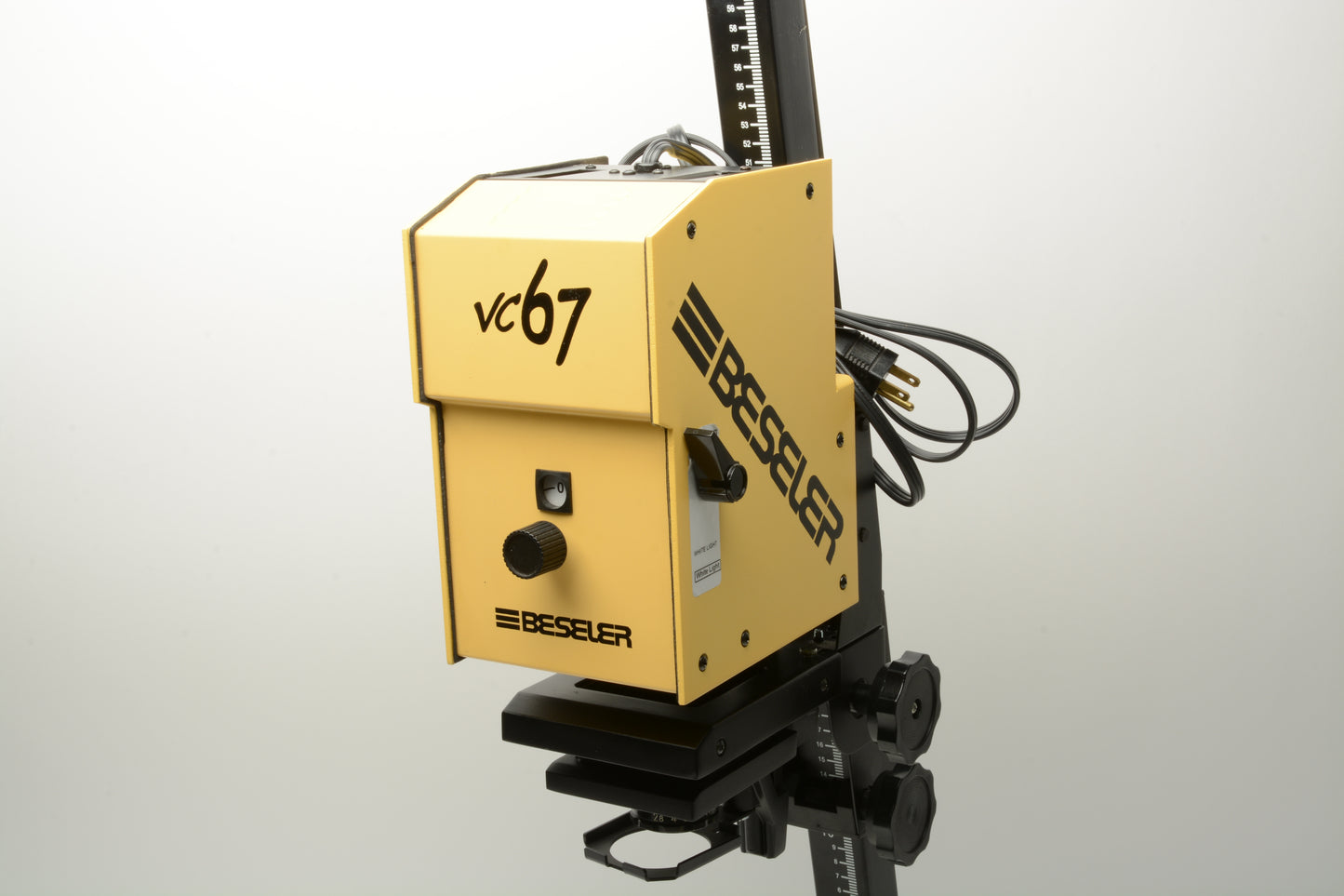 Beseler Printmaker 67 VC Black&White Photo Enlarger, 120V, Yellow + Nikkor 50mm!