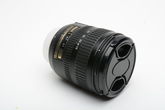 Nikon AF-S Nikkor 18-70mm 1:3.5-4.5 G ED DX IF w/caps, works great