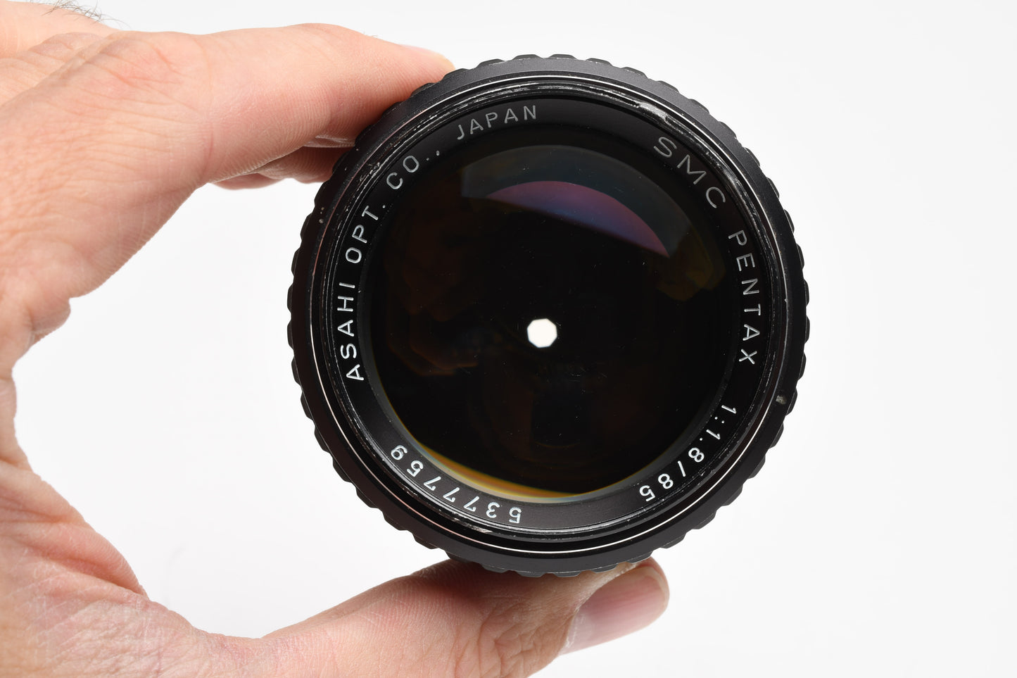 Pentax SMC 85mm f1.8 PK Mount, Caps, Hood, Very sharp!