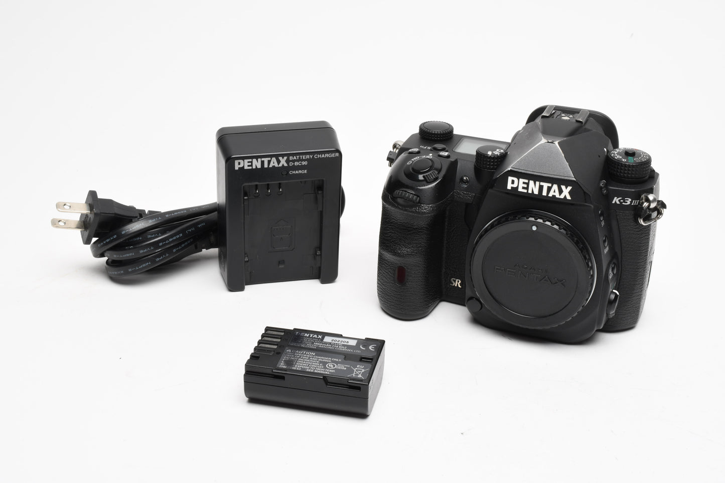 Pentax K3 III DSLR Body, Batt+charger, Tested, Great images! 126K Acts