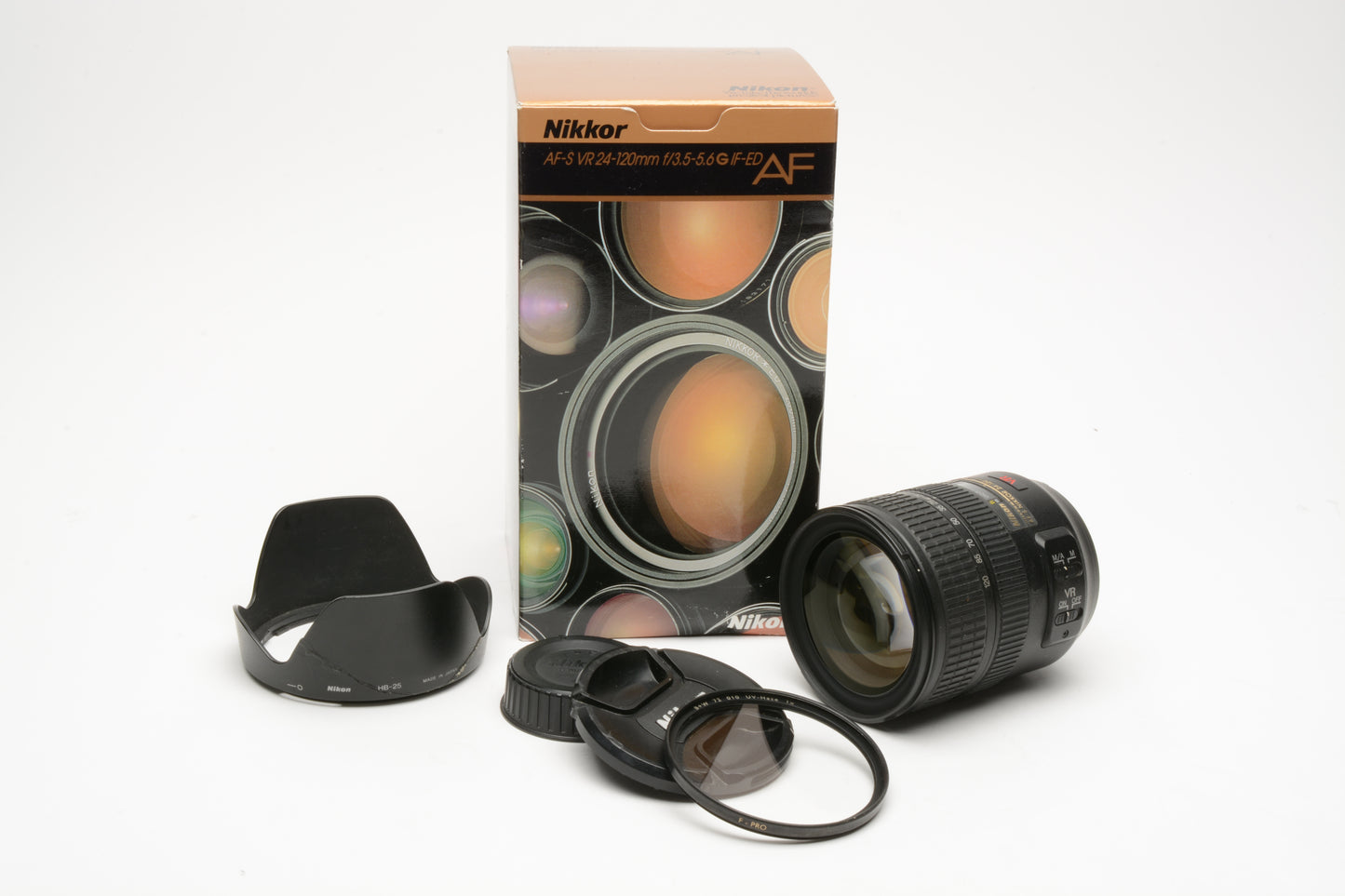 Nikon AF-S Nikkor 24-120mm f3.5-5.6G IF ED zoom, Boxed, Nice