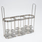 Stainless steel 35mm bulk film holder tray w/3X 35mm reels, Holds 9 Reels