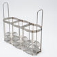Stainless steel 35mm bulk film holder tray w/3X 35mm reels, Holds 9 Reels