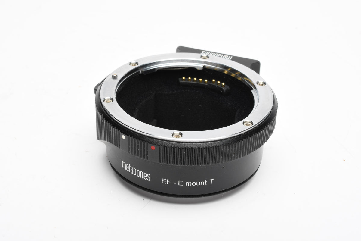 MetaBones Canon EF-E Mount T Smart adapter w/Caps, Jewel Case, Mint-